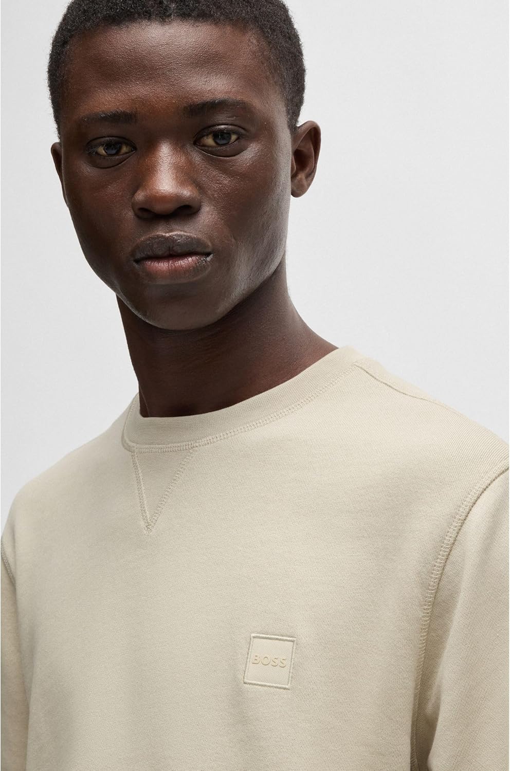 BOSS Herren Westart 1 Pullover L Light Beige, L Light Beige