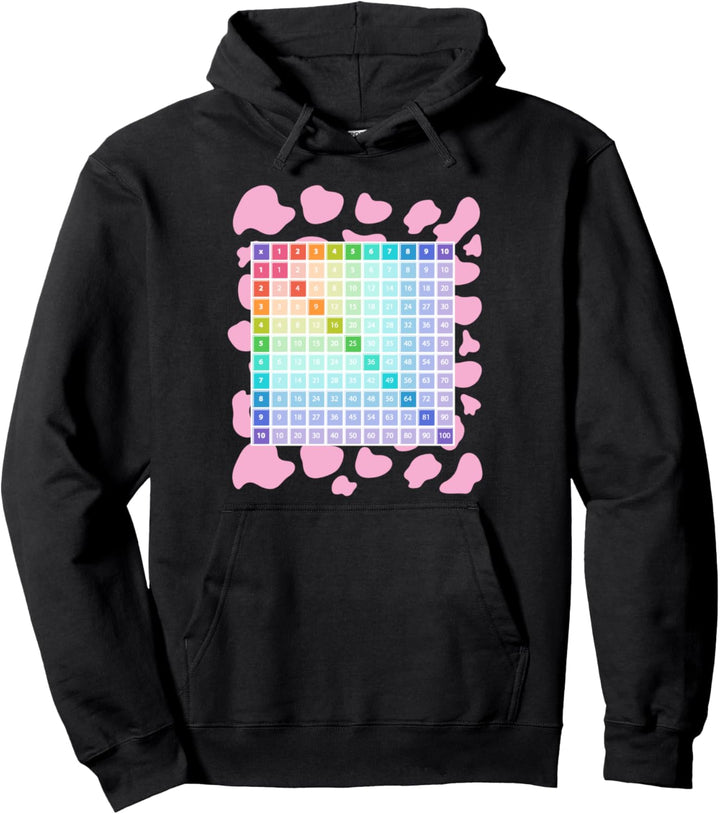 Mathematik-Kostüm, Kuh-Druck, für Kinder und Multiplikationswinkel Pullover Hoodie