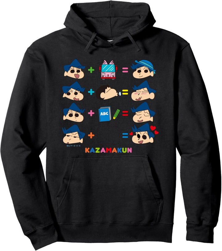 Crayon Shin-chan 〇＋〇＝？ kazamakun Ver. Pullover Hoodie