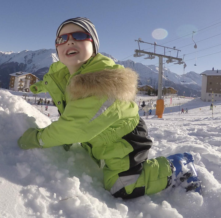 BMS Schneeanzug für Jungen und Mädchen - 100% wasserdicht - atmungsaktiv - sehr warm, Thermoanzug 92
