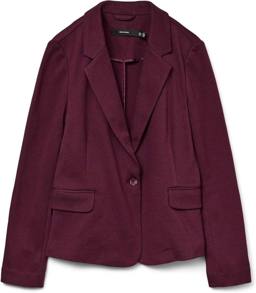 VERO MODA Damen Vmjulia Ls DNM Noos Blazer 34 Winetasting, 34 Winetasting