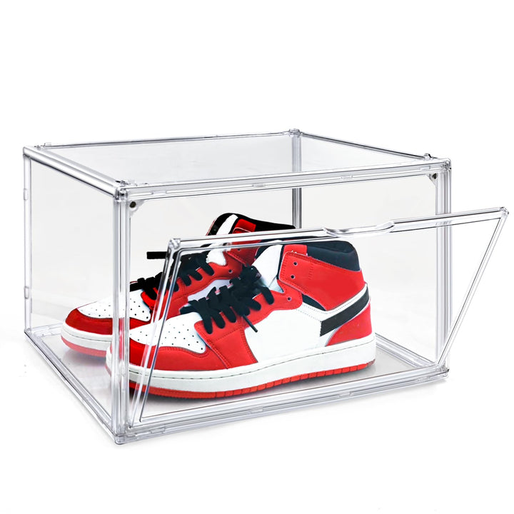 Acryl Schuh Box Transparente Schuh Display Case Sneaker Aufbewahrungsboxen Klare Plastikbox Stapelba