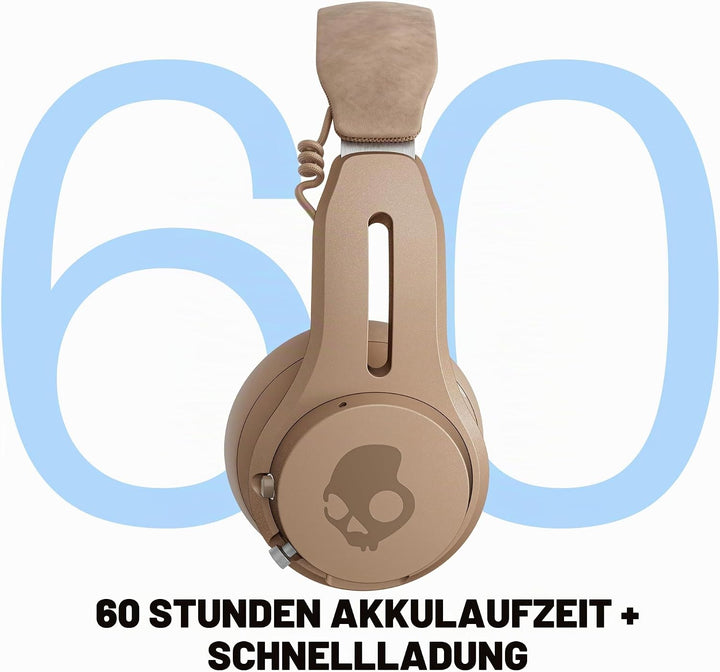 Skullcandy Icon ANC Wireless On-Ear Bluetooth Headphones, Active Noise Cancelling, Up to 60 Hours Ba
