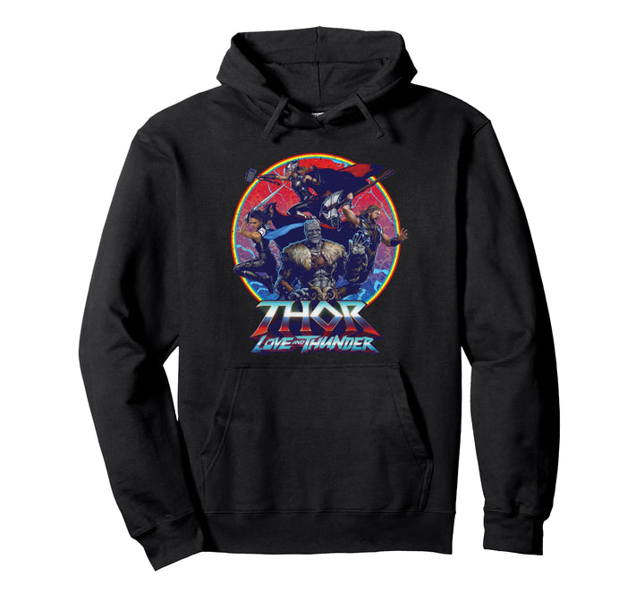 Marvel Thor: Love and Thunder Character Badge Pullover Hoodie