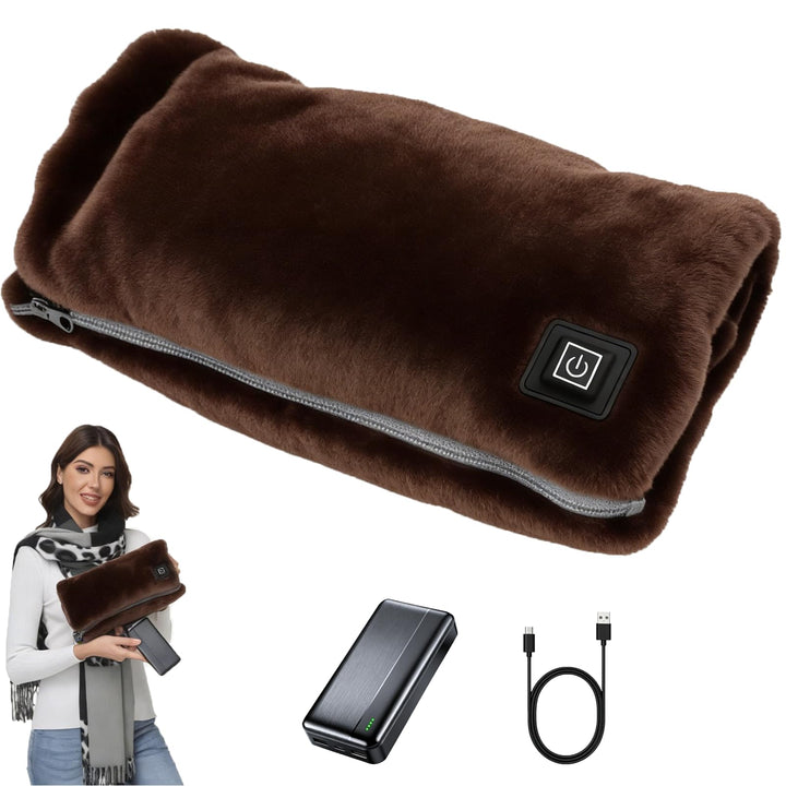 Ahigh Handwärmer Elektrisch, 10000mAh Akku USB Wiederaufladbarer, Handwärmer Kinderwagen 3-Stufen-He