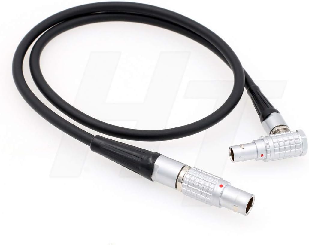 HangTon Stromkabel für Tilta Nucleus-M Motor auf DJI Ronin 2 Gimbal 6 Pin auf 7 Pin rechtwinklig Rig