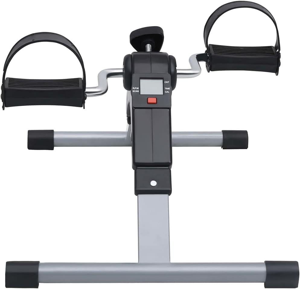 vidaXL Pedaltrainer für Beine Arme mit LCD-Anzeige Fitnessfahrrad Hometraine Heimtrainer Beintrainer