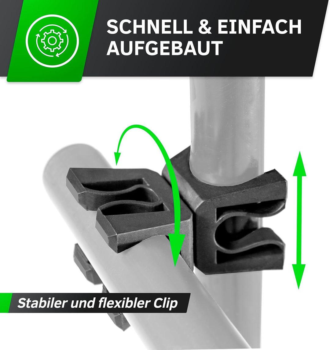TOOLZ Koordinationshürden Set (5er-Set) – Agility Grid Set - Trainingsstangen & Clips für Parcours,