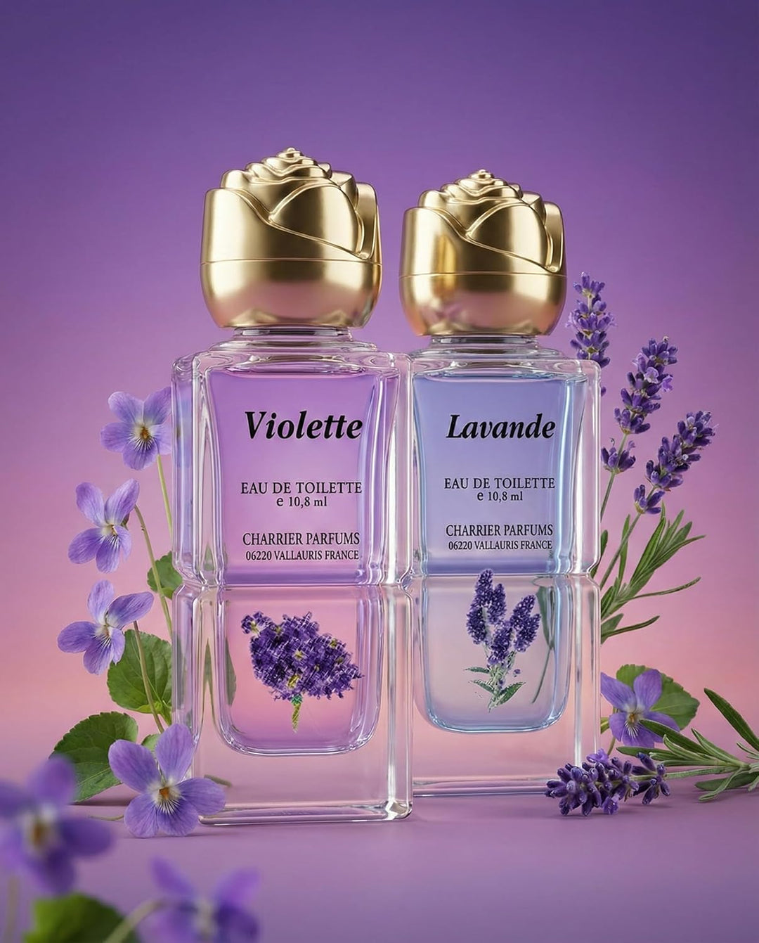 Charrier Parfums Geschenk-Set Provence von 5, Miniatures Eau de Toilette, 54 ml blumig 10.8 ml (5er