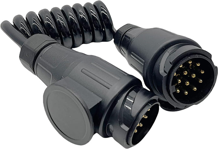 Spiralkabel Verlängerungskabel, 13-Polig auf 13 Polig Adapter Stecker Männlich Stecker Verbindung 1.