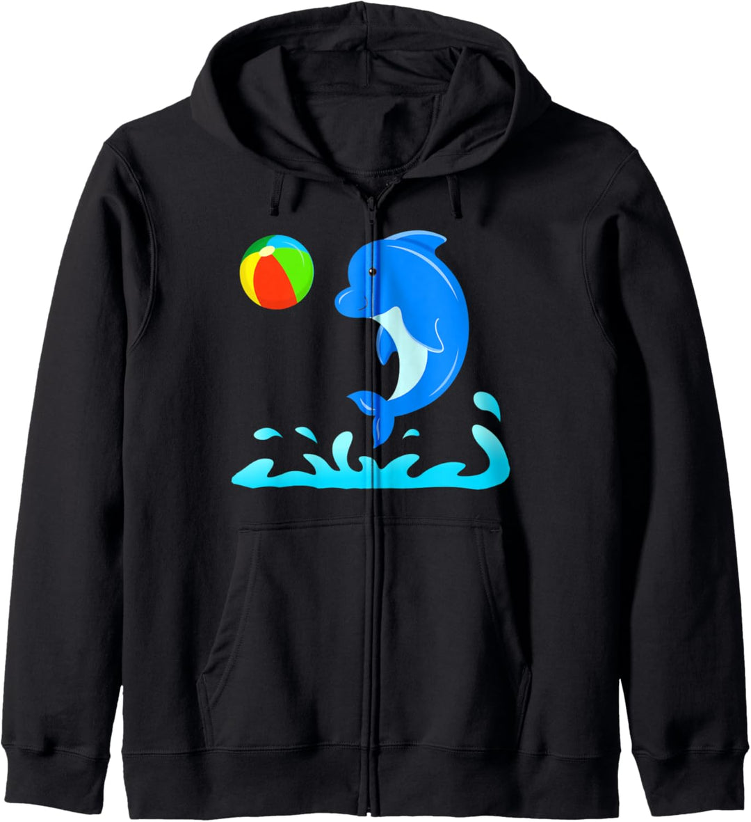 Delphin Damen Herren Delfin Kapuzenjacke