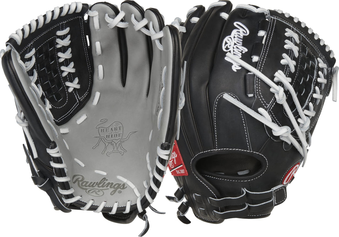Rawlings Heart of The Hide Fastpitch Softball Glove Serie Linke Hand Wurf 31,8 cm | Innenfeld/Aussen