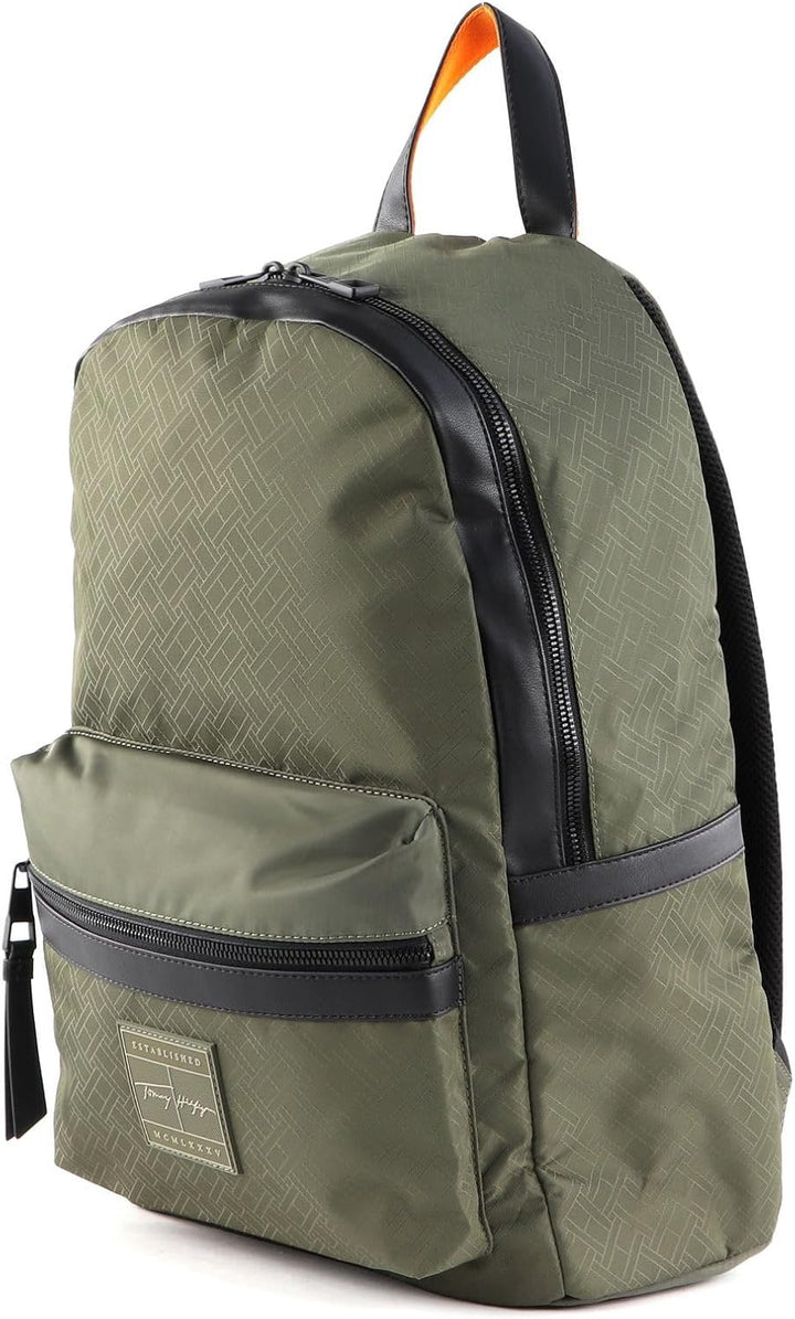 Tommy Hilfiger TH Signature Backpack Army Green Flag Monogram