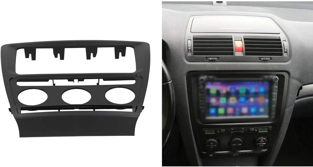 Yctze Double Din Radio Stereo Dash Installationsverkleidungssatz, 2 Din GPS-Panel-Rahmen Passend für