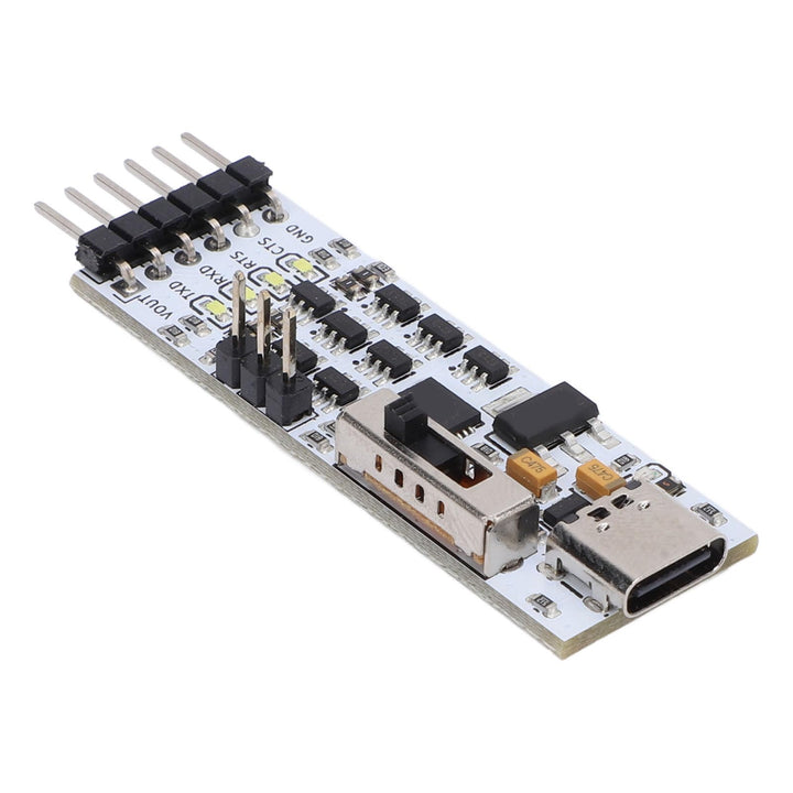 Bewinner FT232RL USB-zu-TTL-Seriell-Adaptermodul mit Power- und Daten-LEDs, RTS/Cts-Pins, 1,8 V–5 V