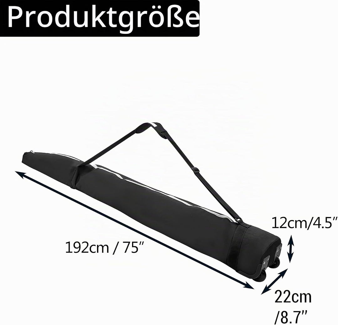 Lixada Snowboard &amp; Ski Bag mit Rollen/ Roller-Snowboardtasche wasserdichte Aufbewahrungstasche für S