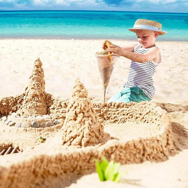 Sandtrichter Verschüttender Trichter Sand Verschüttetrichter Sandburgenbaukasten Tropfsandburgenbaue