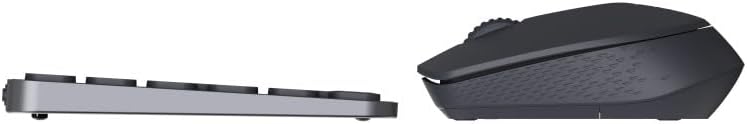 Rapoo Bluetooth Tastatur Maus Set Kabellos 9710M QWERTZ Wireless Computertastatur Mouse Schnurlos Fu