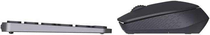 Rapoo Bluetooth Tastatur Maus Set Kabellos 9710M QWERTZ Wireless Computertastatur Mouse Schnurlos Fu