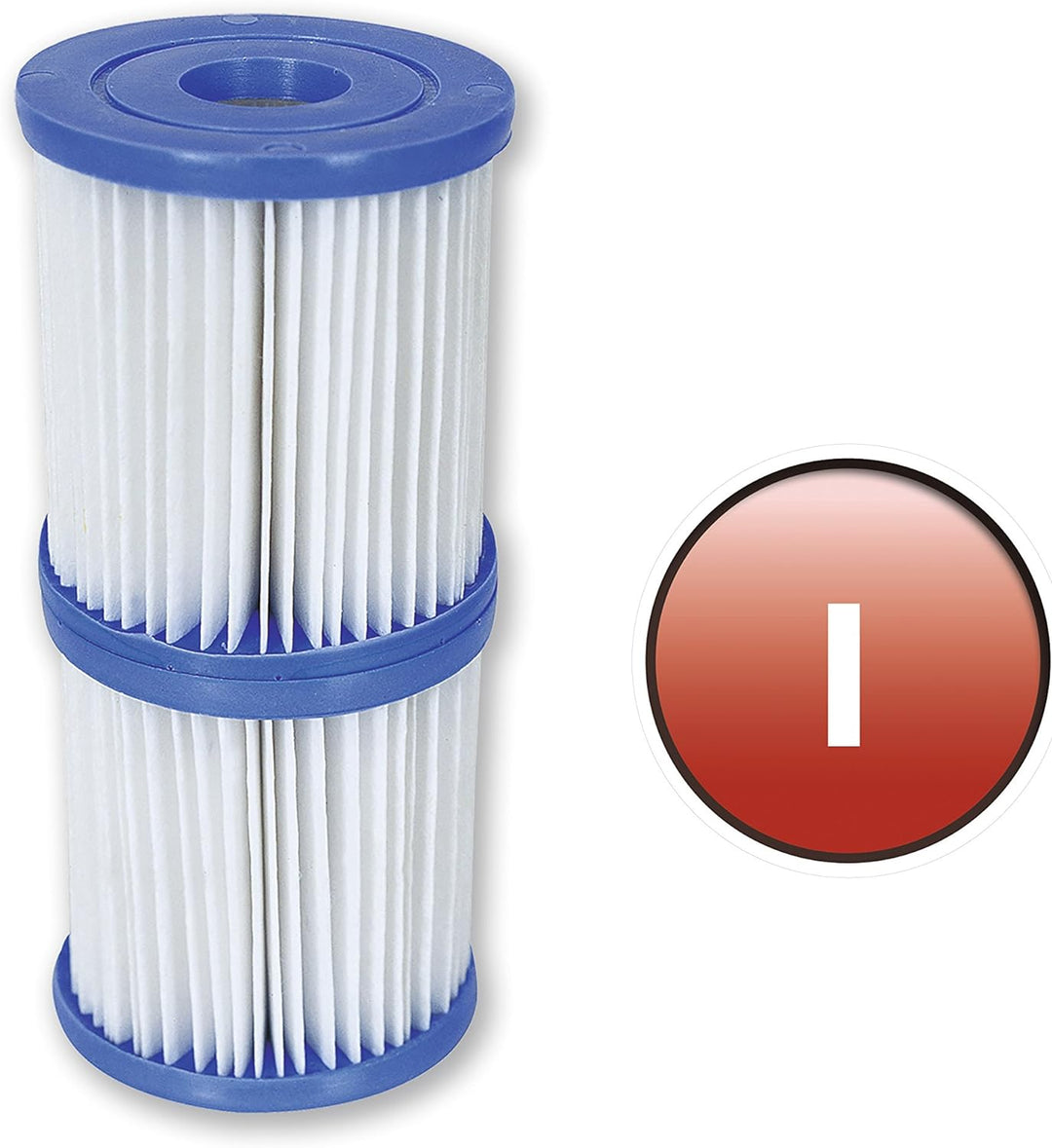 Bestway Fast Set Pool Set mit Filterpumpe, 244 x 66 cm, blau 244x66 cm Blau Single, 244x66 cm Blau S