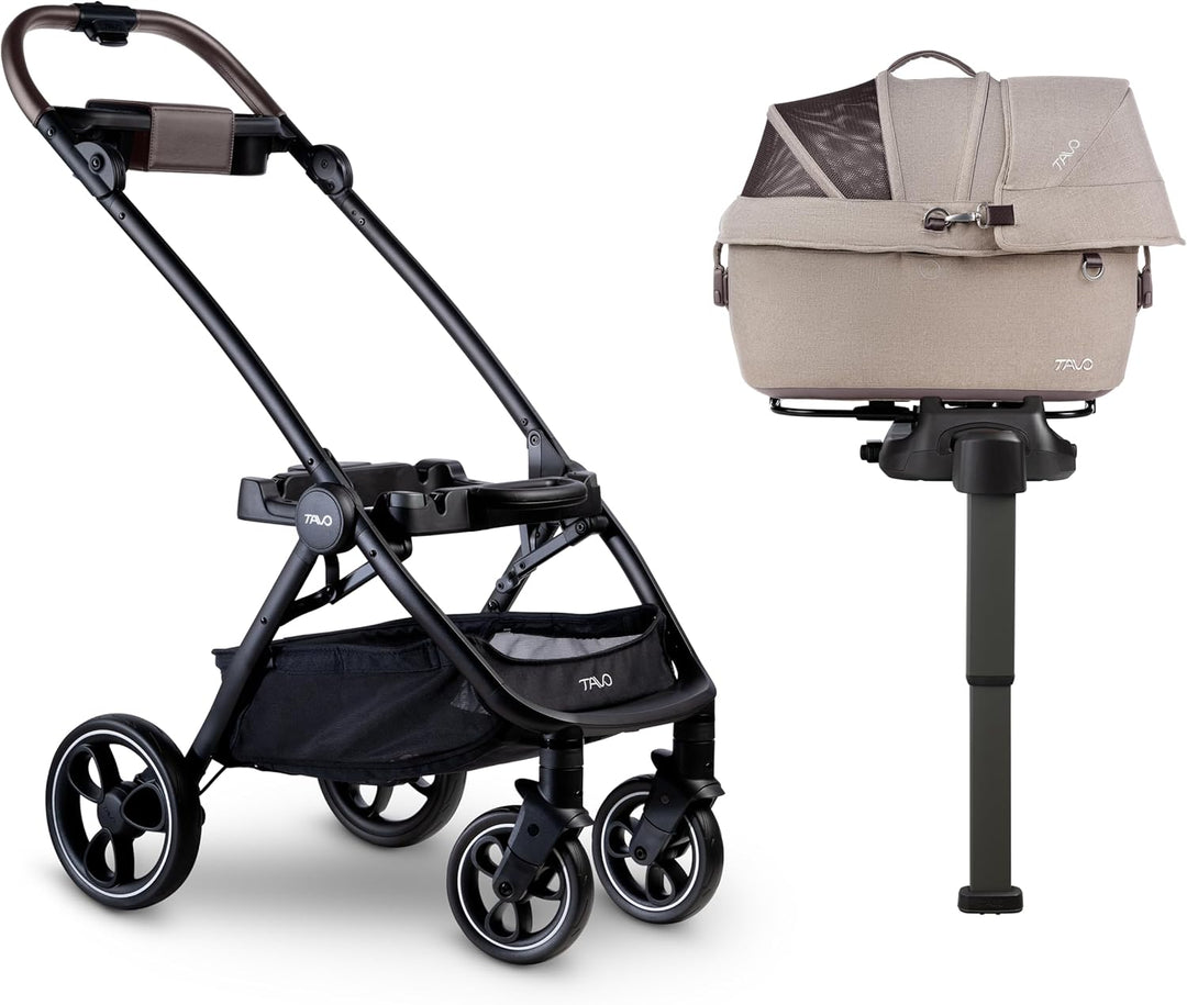 Tavo Maeve 5X Haustier-Schutzsystem – Premium Crash-getesteter Hunde-Autositz & Transportbox – 3-in-