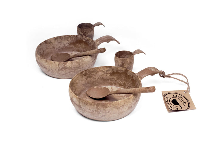 Kupilka Start the Day Set – Eco Geschirr, leicht und langlebig Braun, Braun