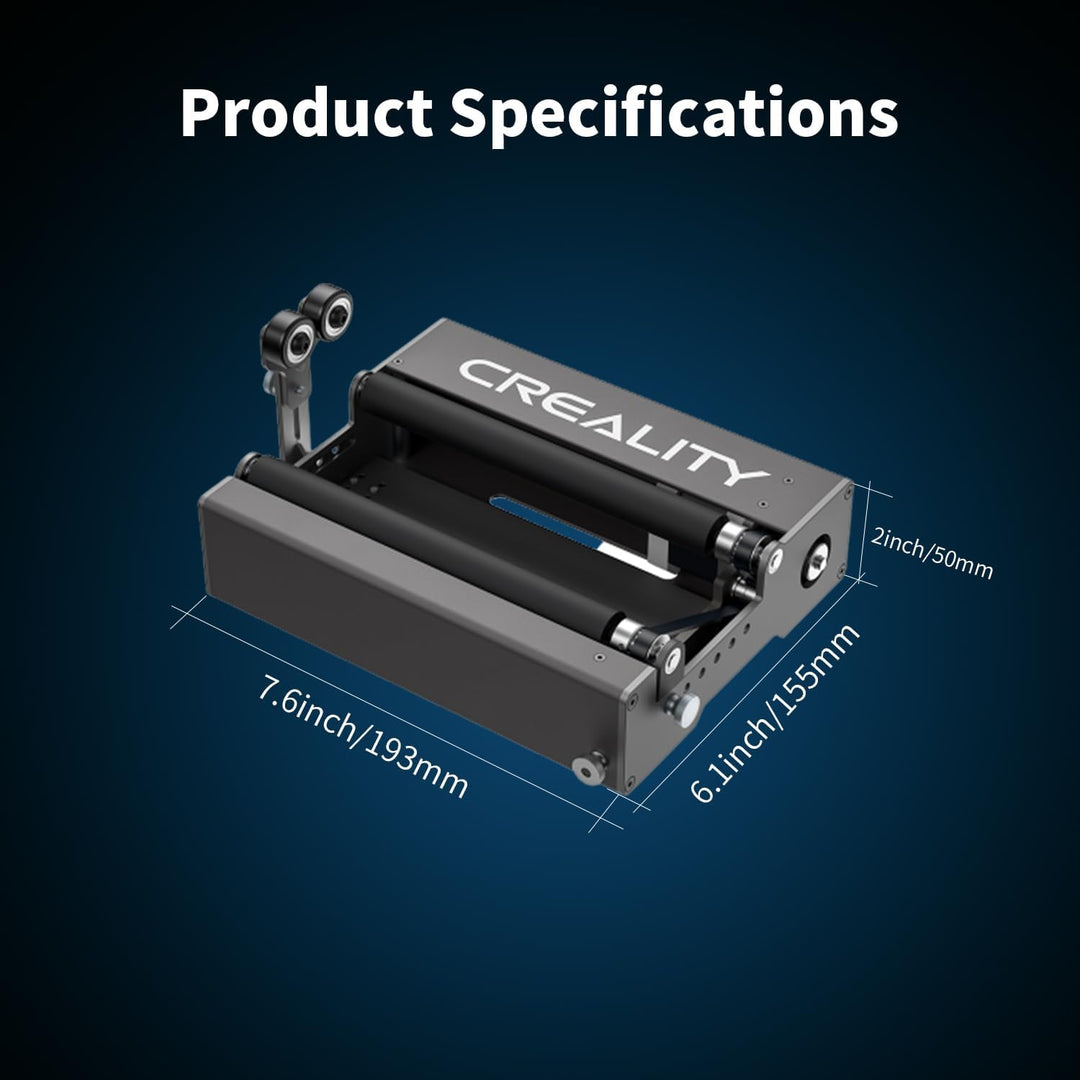 Creality Offizieller Laser Rotationswalze, Y-achsen-Rotationsmodul für Gravieren Zylindrischen Objek