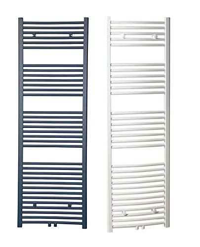 MC Heat Premium Badheizkörper (500x800 mm Anthrazit) - Handtuchheizkörper - Handtuchwärmer mit Mitte