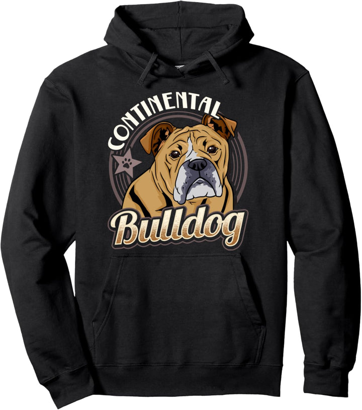 Continental Bulldog Conti Bulldogge Geschenk Pullover Hoodie