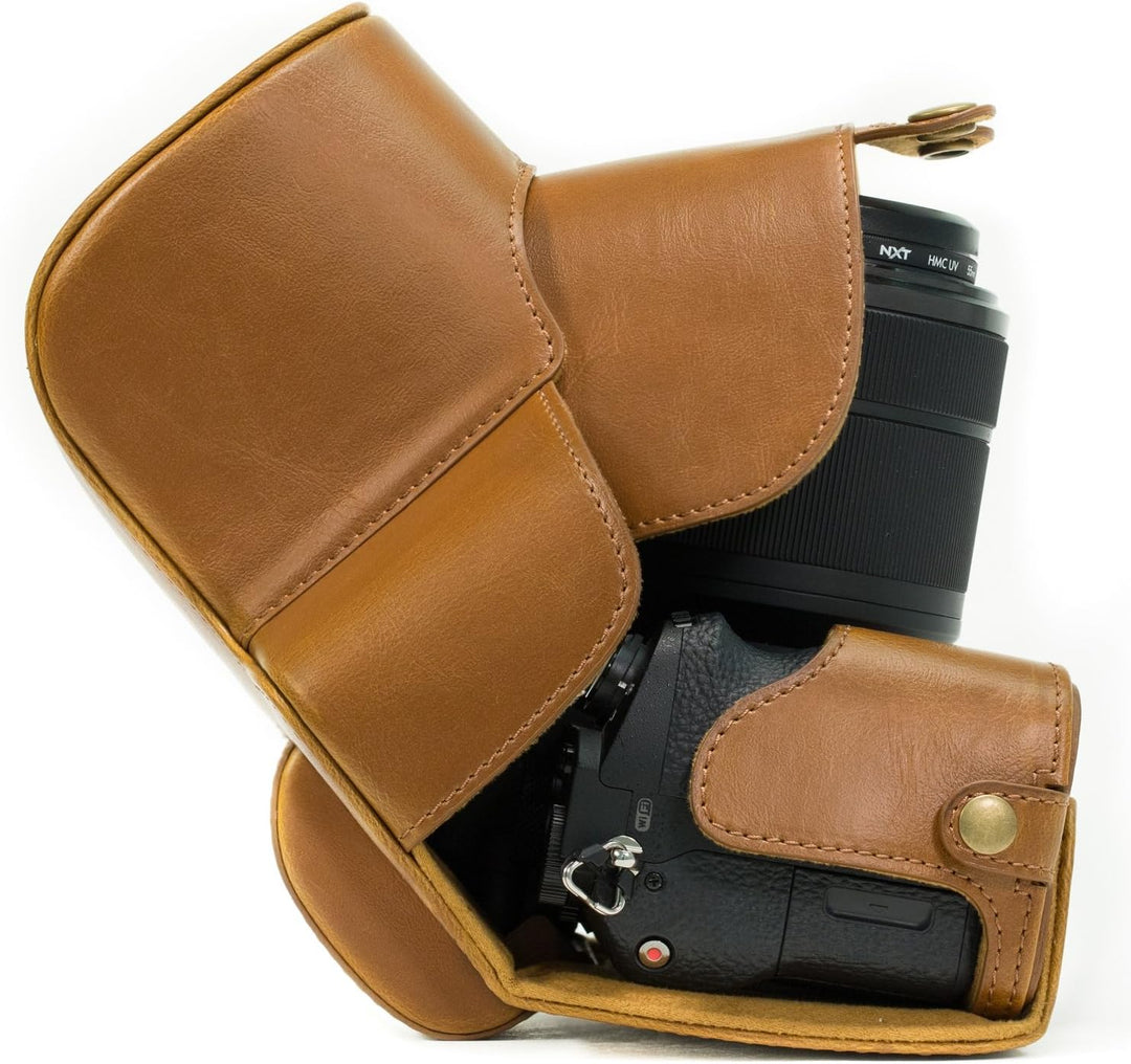 MegaGear MG526 Ever Ready schützender lederner Kamera-Kasten, Beutel für Sony Alpha a7 II, a7R II, &