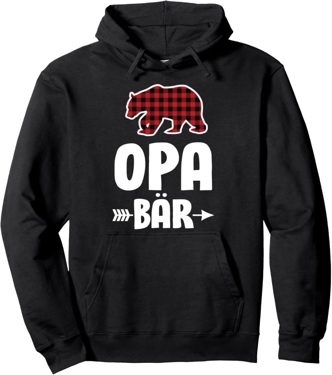 Opa Bär Grossvater Weihnachten Pullover Hoodie