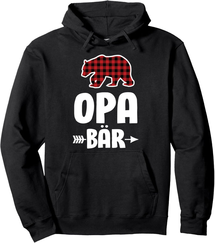Opa Bär Grossvater Weihnachten Pullover Hoodie