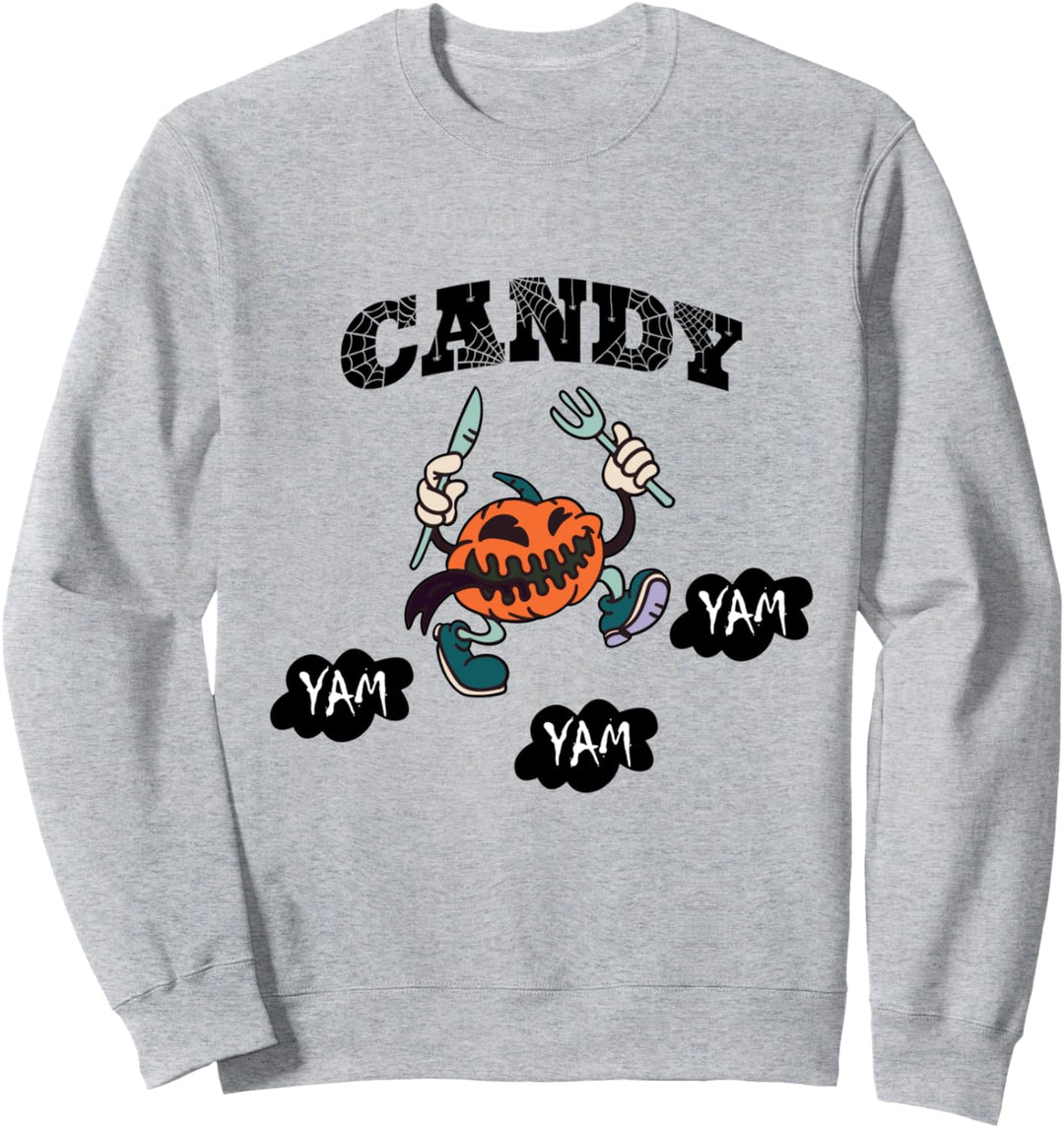 Süssigkeiten-Halloween-Party. Sweatshirt