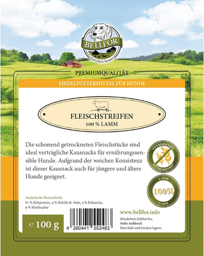 Bellfor Sparset Heide-Schmaus Getreide und Glutenfreies Hundefutter 2,5 kg Kausnacks 100 g Diät für