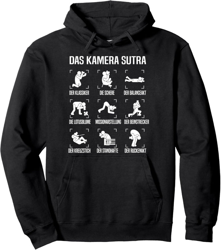 Kamera Sutra Fotograf Fotografen Fotografieren Pullover Hoodie