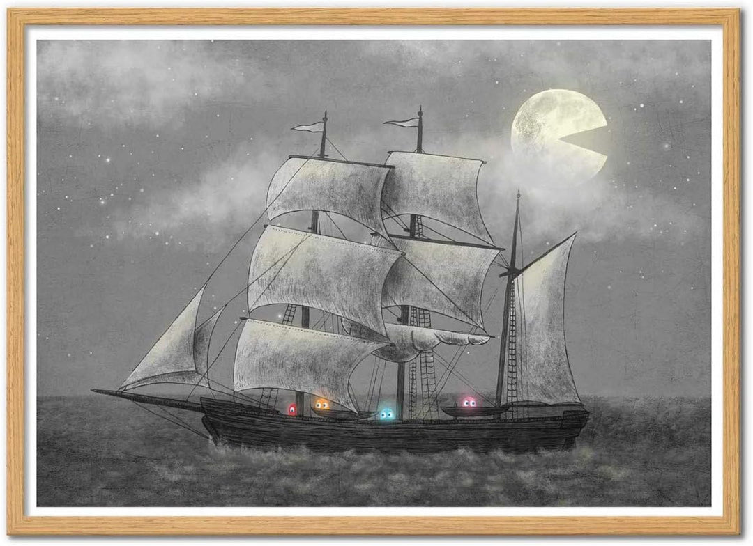 Wall Editions Art-Poster - Ghost Ship - Terry Fan