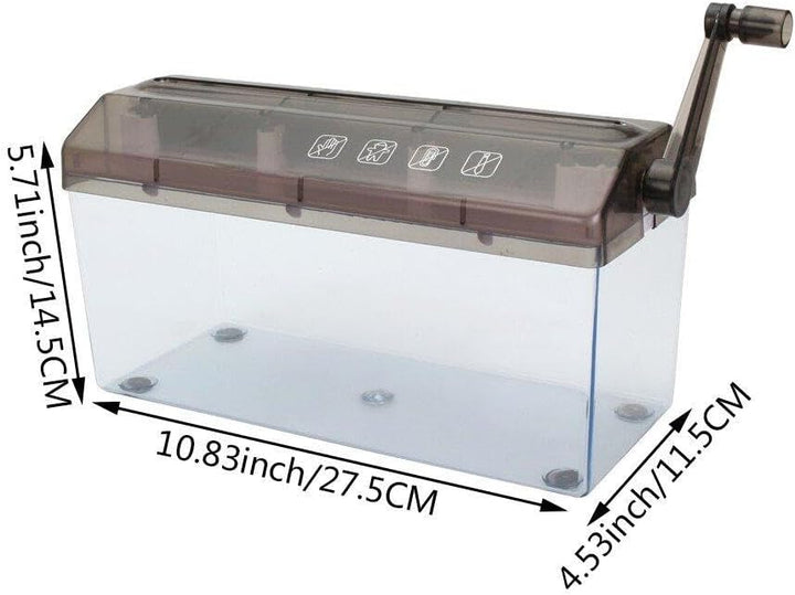 Mini Hand Shredder Tragbares A4 Papier Shredder Manual Shredder Dokumente Papier Schneidwerkzeug Hom