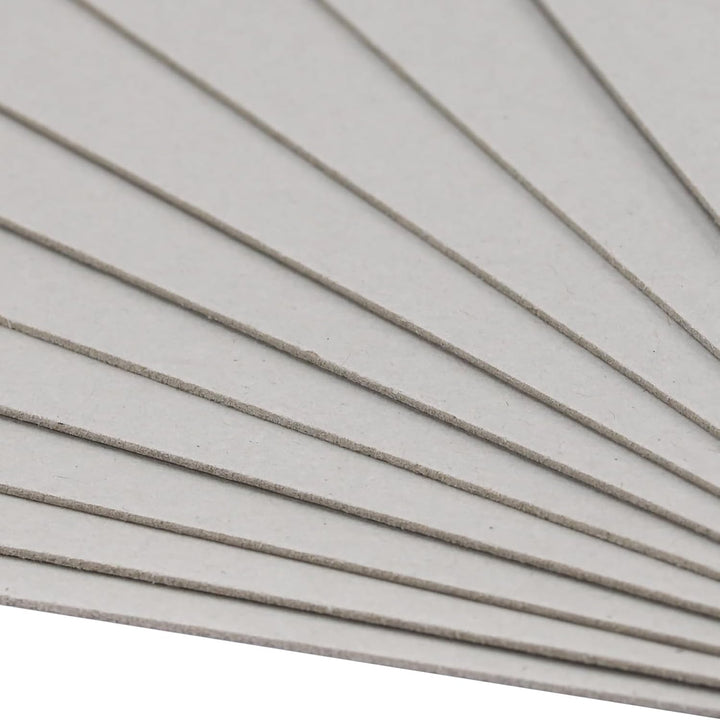 Vaessen Creative Pappe zum Basteln - Buchbinderkarton A3 - Graupappe 1mm - 50 St. Bastelkarton - zum