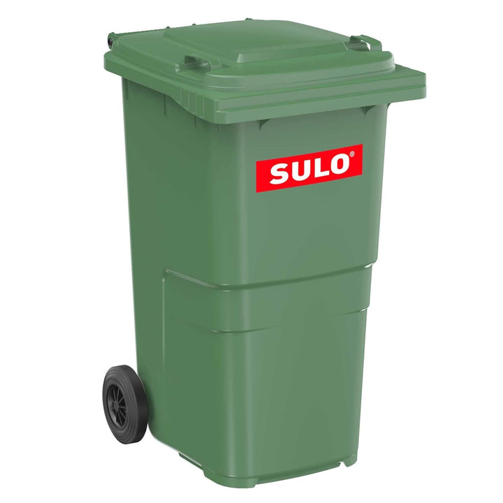 Mülltonne SULO 240 L Mülltonne Recycling Mülleimer Haushaltsmülleimer mit Deckel grün (22065)