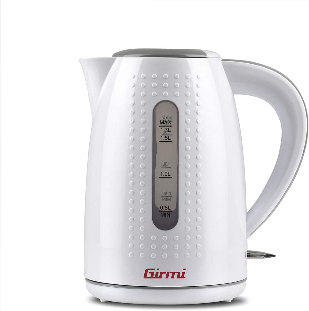 Girmi BL2201 Wasserkocher Cordless, 1.7 Lt, 2200W, Weiss Weiss-grau, Weiß-grau