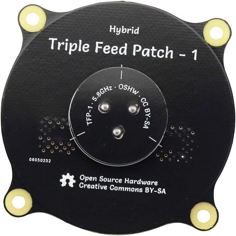 Aihasd 5.8GHz 9.4dBi Triple Feed Patch Antenna SMA Directional Circularl for FPV Racing RC Drone
