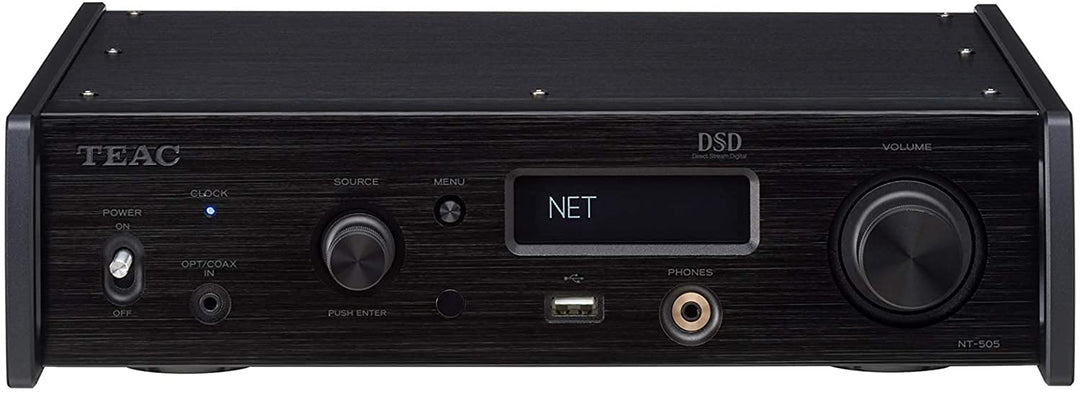 TEAC NT-505 USB-DA-Wandler/Netzwerk-Player Schwarz, Schwarz