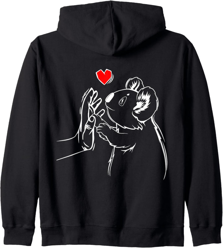 Koala Koalabär Damen Mädchen Kinder Kapuzenjacke
