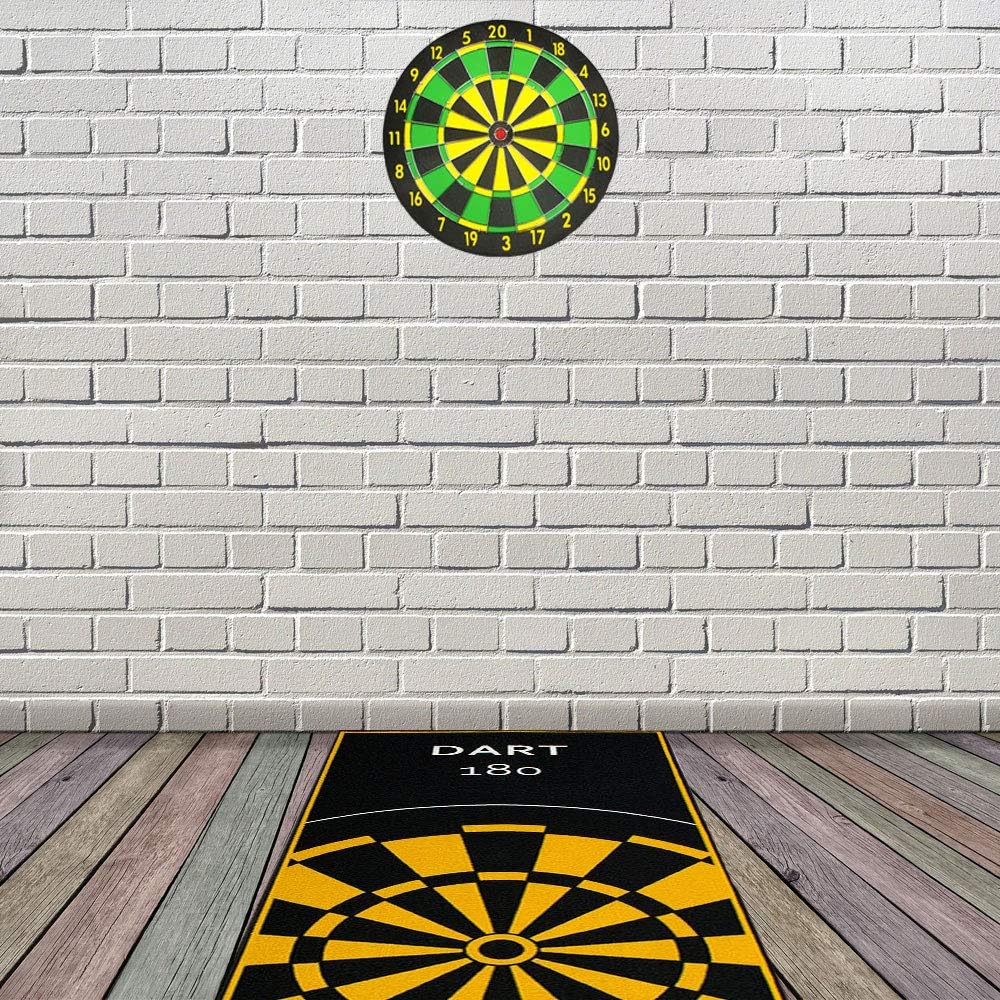 Kingpower Dartmatte Dart Teppich Turnier Matte Abwurflinie Bodenschutz Zubehör Dartpfeile Dartscheib