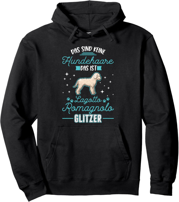 Lagotto Romagnolo Glitzer Trüffelhund Wasserhund Pullover Hoodie