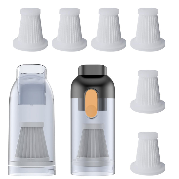 6 Stück Ersatzfilter für Handstaubsauger, Dieser HEPA-Filter Passt zu Den Meisten Staubbehälter mit