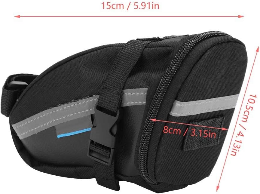 Tbest wasserdichte Fahrradsatteltasche, Rennrad Mountainbike Fahrradsitz Sattel Aufbewahrungsbeutel
