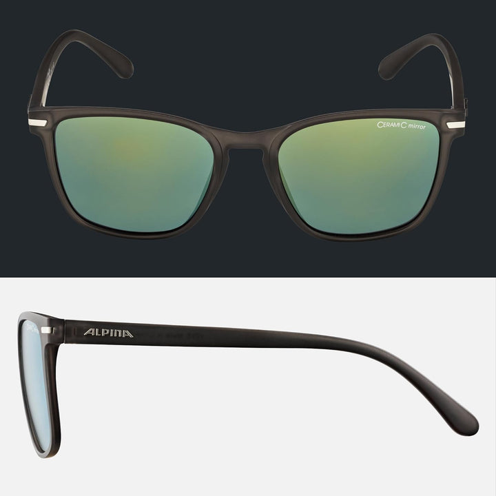 ALPINA YEFE - Verspiegelte und Bruchsichere Sonnenbrille Mit 100% UV-Schutz Für Erwachsene Einheitsg