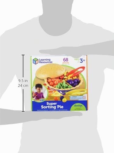 Learning Resources Super Sortierkuchen, ab 3 Jahren, Farben und Zählen, frühe Rechenfertigkeiten und