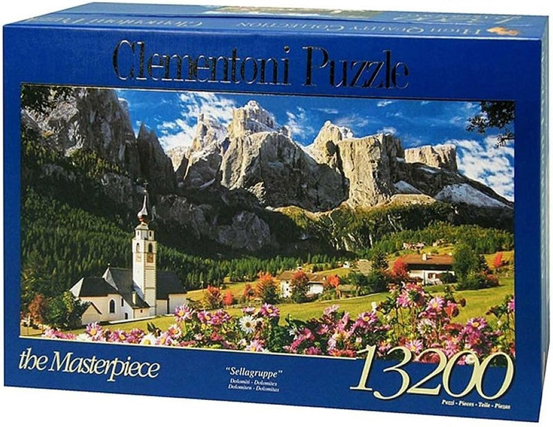 Clementoni 38007 Sellagruppe Dolomiten – Puzzle 13200 Teile, Geschicklichkeitsspiel für die ganze Fa